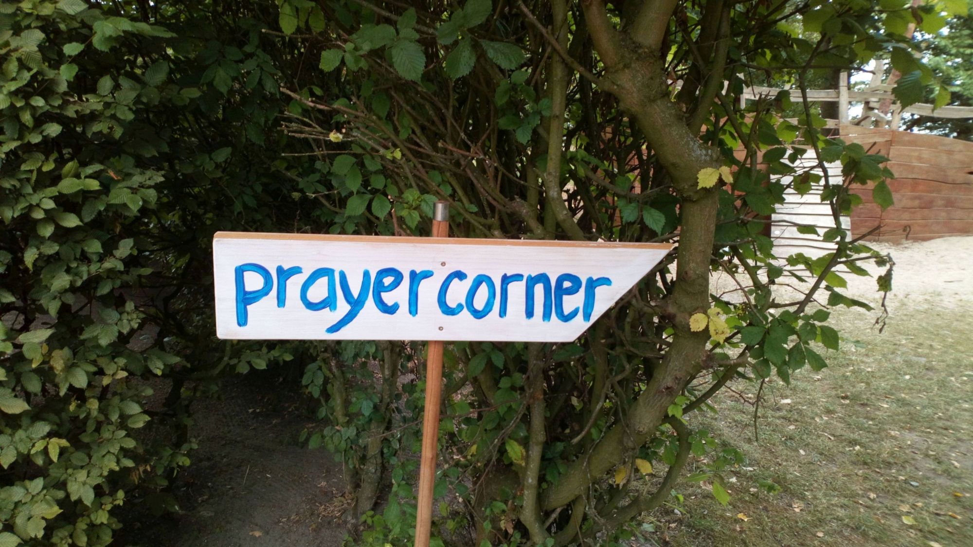 prayer corner Prinzeninsel Plön