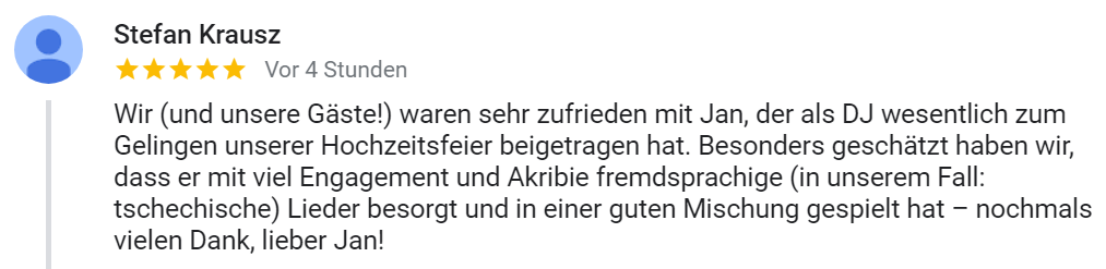 dj feedback kastanienhof hochzeit katerina und stefan