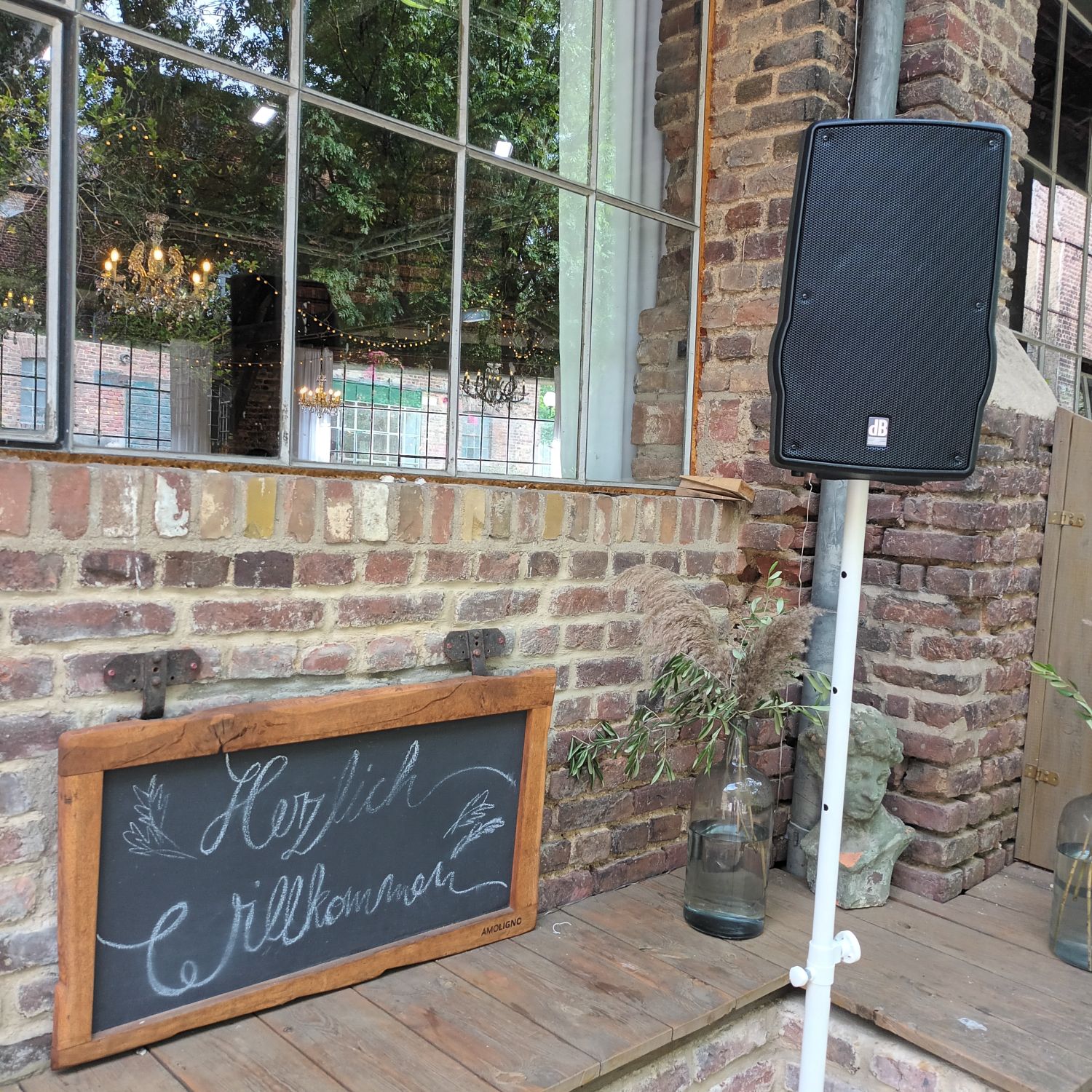 outdoor box kabellos beschallung empfang