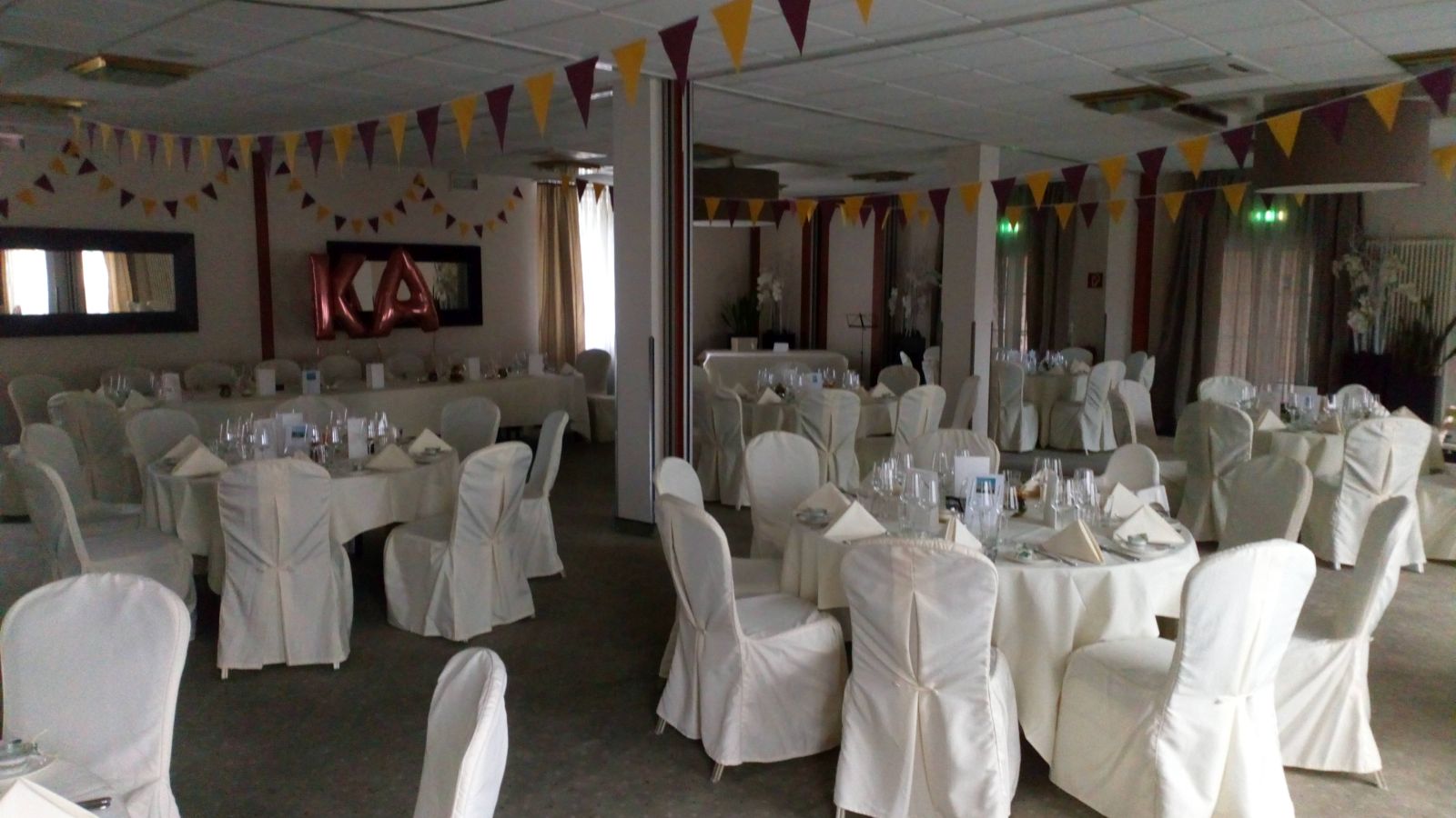 saal dinner hotel clostermannshof