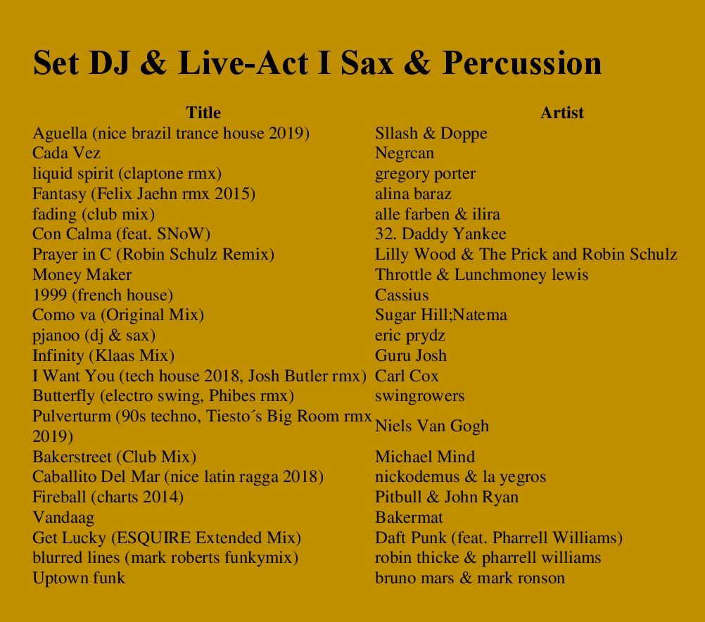 Set DJ grooveshaker dj & live-act